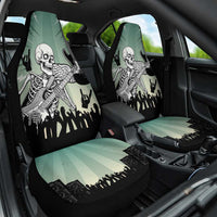 Electric Guitar Skull Car Seat Cover Lets Rock - Wonder Print Shop