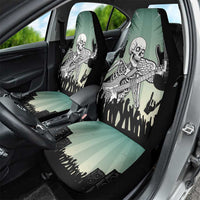 Electric Guitar Skull Car Seat Cover Lets Rock - Wonder Print Shop