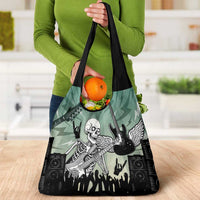Electric Guitar Skull Grocery Bag Lets Rock - Wonder Print Shop