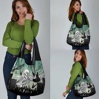 Electric Guitar Skull Grocery Bag Lets Rock - Wonder Print Shop