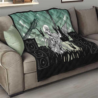 Electric Guitar Skull Quilt Lets Rock - Wonder Print Shop