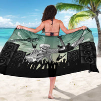 Electric Guitar Skull Sarong Lets Rock - Wonder Print Shop