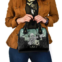 Electric Guitar Skull Shoulder Handbag Lets Rock - Wonder Print Shop
