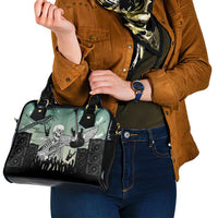 Electric Guitar Skull Shoulder Handbag Lets Rock - Wonder Print Shop