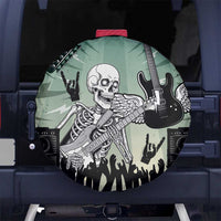 Electric Guitar Skull Spare Tire Cover Lets Rock - Wonder Print Shop