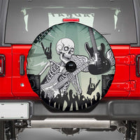 Electric Guitar Skull Spare Tire Cover Lets Rock - Wonder Print Shop