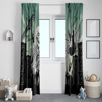 Electric Guitar Skull Window Curtain Lets Rock - Wonder Print Shop