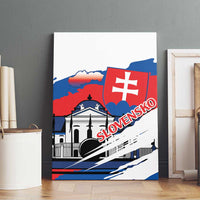 Slovakia Constitution Day Canvas Wall Art Slovensko Grassalkovich Palace With Coat Of Arms - Wonder Print Shop