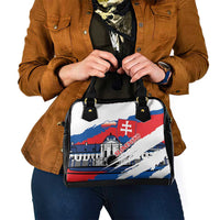 Slovakia Constitution Day Shoulder Handbag Slovensko Grassalkovich Palace With Coat Of Arms