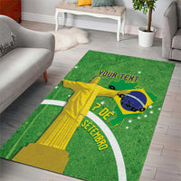 Personalized Brazil Independence Day Area Rug Brasil Map Christ The Redeemer 7 De Setembro - Wonder Print Shop
