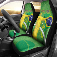 Personalized Brazil Independence Day Car Seat Cover Brasil Map Christ The Redeemer 7 De Setembro - Wonder Print Shop