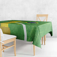 Personalized Brazil Independence Day Tablecloth Brasil Map Christ The Redeemer 7 De Setembro - Wonder Print Shop