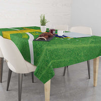 Personalized Brazil Independence Day Tablecloth Brasil Map Christ The Redeemer 7 De Setembro - Wonder Print Shop