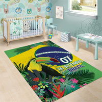 Feliz Dia Da Indepencencia Brazil Area Rug Brasil Toucan Tropical Vibes - Wonder Print Shop