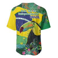 Feliz Dia Da Indepencencia Brazil Baseball Jersey Brasil Toucan Tropical Vibes - Wonder Print Shop