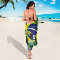Feliz Dia Da Indepencencia Brazil Sarong Brasil Toucan Tropical Vibes - Wonder Print Shop