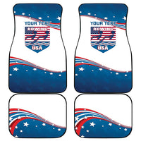 Personalized USA Rowing Car Mats 2024 United States Flag Curve Style - Wonder Print Shop