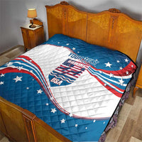 Personalized USA Rowing Quilt 2024 United States Flag Curve Style - Wonder Print Shop