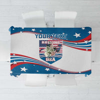 Personalized USA Rowing Tablecloth 2024 United States Flag Curve Style - Wonder Print Shop