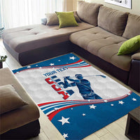Personalized USA Golf Area Rug 2024 United States Flag Curve Style - Wonder Print Shop