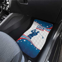 Personalized USA Golf Car Mats 2024 United States Flag Curve Style - Wonder Print Shop