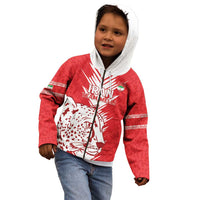 Custom Iran Football Kid Hoodie Go Team Melli Leopard Pattern - Wonder Print Shop