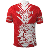 Custom Iran Football Polo Shirt Go Team Melli Leopard Pattern - Wonder Print Shop