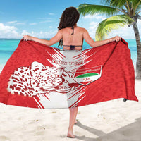 Custom Iran Football Sarong Go Team Melli Leopard Pattern - Wonder Print Shop