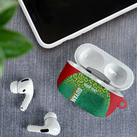 Custom Guyana Football AirPods Case Go Golden Jaguars Green Version - Wonder Print Shop
