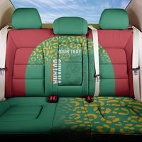 Custom Guyana Football Back Car Seat Cover Go Golden Jaguars Green Version - Wonder Print Shop