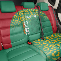 Custom Guyana Football Back Car Seat Cover Go Golden Jaguars Green Version - Wonder Print Shop