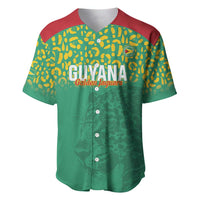 Custom Guyana Football Baseball Jersey Go Golden Jaguars Green Version - Wonder Print Shop