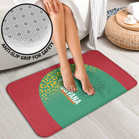 Custom Guyana Football Bathroom Set Go Golden Jaguars Green Version - Wonder Print Shop