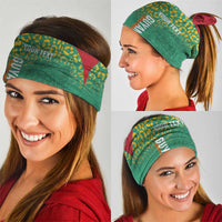 Custom Guyana Football Neck Gaiter Go Golden Jaguars Green Version - Wonder Print Shop