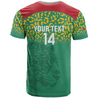 Custom Guyana Football T Shirt Go Golden Jaguars Green Version - Wonder Print Shop