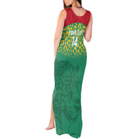 Custom Guyana Football Tank Maxi Dress Go Golden Jaguars Green Version - Wonder Print Shop
