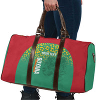 Custom Guyana Football Travel Bag Go Golden Jaguars Green Version - Wonder Print Shop
