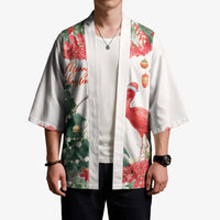 Personalized Trinidad And Tobago Christmas Kimono Scarlet Ibis Wild Poinsettia Watercolor - Wonder Print Shop