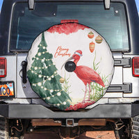Trinidad And Tobago Christmas Spare Tire Cover Scarlet Ibis Wild Poinsettia Watercolor - Wonder Print Shop