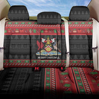 Trinidad And Tobago Christmas Back Car Seat Cover Merry Xmas Coat Of Arms - Wonder Print Shop