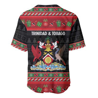 Trinidad And Tobago Christmas Baseball Jersey Merry Xmas Coat Of Arms - Wonder Print Shop