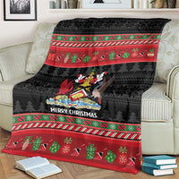 Trinidad And Tobago Christmas Blanket Merry Xmas Coat Of Arms - Wonder Print Shop