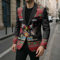 Trinidad And Tobago Christmas Blazer Merry Xmas Coat Of Arms - Wonder Print Shop