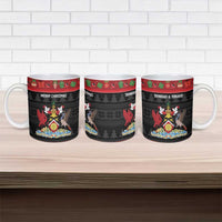 Trinidad And Tobago Christmas Ceramic Mug Merry Xmas Coat Of Arms - Wonder Print Shop
