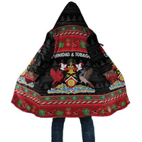 Trinidad And Tobago Christmas Cloak Merry Xmas Coat Of Arms - Wonder Print Shop