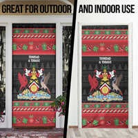 Trinidad And Tobago Christmas Door Cover Merry Xmas Coat Of Arms - Wonder Print Shop