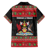 Trinidad And Tobago Christmas Family Matching Puletasi and Hawaiian Shirt Merry Xmas Coat Of Arms - Wonder Print Shop