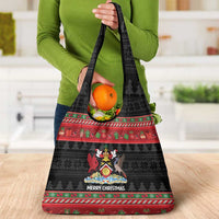 Trinidad And Tobago Christmas Grocery Bag Merry Xmas Coat Of Arms - Wonder Print Shop