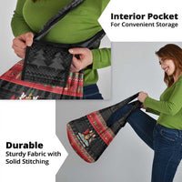 Trinidad And Tobago Christmas Grocery Bag Merry Xmas Coat Of Arms - Wonder Print Shop