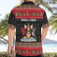 Trinidad And Tobago Christmas Hawaiian Shirt Merry Xmas Coat Of Arms - Wonder Print Shop